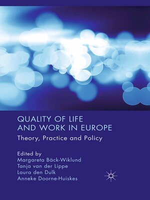 cover image of Quality of Life and Work in Europe